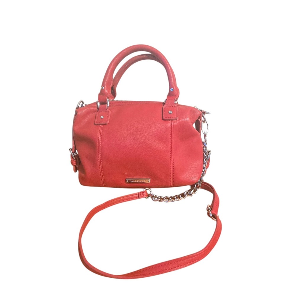 Madden Girl Red Y2K Style Cross Body Mini Bag Chain Strap Purse